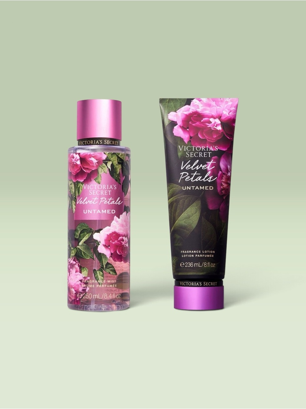 Victoria's Secret VELVET PETALS UNTAMED Fragrance Mist and Lotion